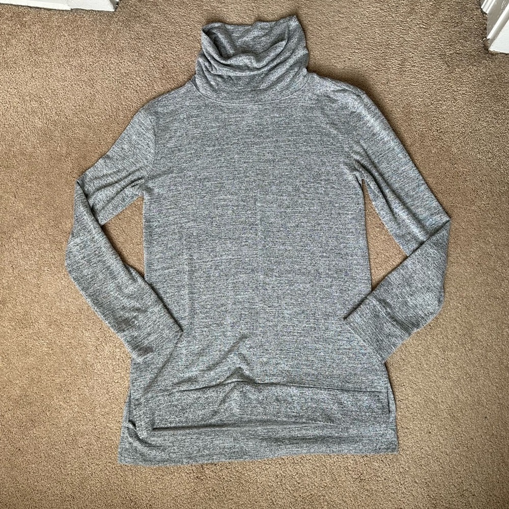 Long Cowl Neck Top
